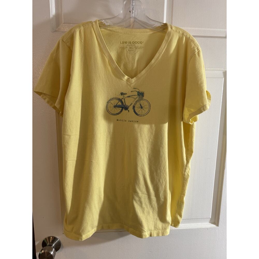 Ladies Life Is Good “Mobile Device” T-shirt Size XL